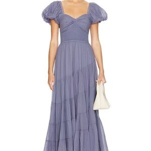 Short Sleeve Sundrenched Maxi Dress in Blue Granite
Free People